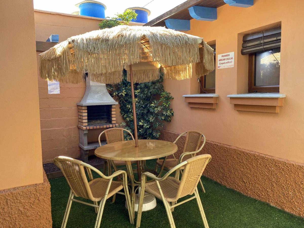 Estudio Con Jardincito Privado Barbacoa Y Piscina Cadice Esterno foto